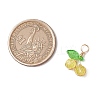 Cherry Glass Pendants PALLOY-JF03470-02-2