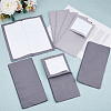 8Pcs 2 Colors 4-Layer Silver Polishing Cloth AJEW-DC0001-49-4