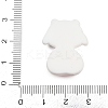 Pink Opaque Panda Resin Cabochons CRES-P037-02C-3