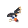 Glass Seed Beaded Bird Pendants PALLOY-MZ00920-02-4