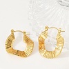 304 Stainless Steel Hoop Earrings for Women EJEW-U046-04G-3