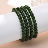Natural TaiWan Jade Bead Stretch Bracelets X-BJEW-K212-A-019-3