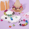 120Pcs 4 Styles Transparent & Opaque Large Hole Acrylic European Beads PACR-TA0001-14-7