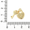 Brass Micro Pave Cubic Zirconia Pendants KK-H076-01G-3