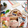 1 Set Rectangle Wooden Yarn Thread Winding Plate DIY-BC0013-85-6