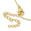 304 Stainless Steel Pendant Necklaces NJEW-M099-01C-G-3
