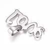 Tarnish Resistant 304 Stainless Steel Pendants STAS-I135-01P-2