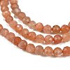 Natural Peach Moonstone Beads Strands X-G-C127-A02-02-3