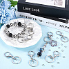 Alloy Keychain Clasps FIND-SP0002-83P-4