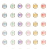 60Pcs 6 Colors Transparent Clear Acrylic Beads OACR-CJ0001-15-3