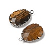 Natural Tiger Eye Pendants G-H086-01P-04-2