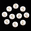 Natural Freshwater Shell Beads SHEL-N036-01Y-1