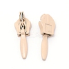 Iron Invisible Zipper Pull Slider Head IFIN-WH0057-09F-1