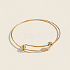 Adjustable 304 Stainless Steel Bangles for Women NI1850-1