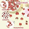 45Pcs 9 Styles Valentine's Day Theme Alloy Enamel Pendants FIND-CJ0003-80-3
