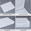 Transparent Plastic Bead Containers CON-BC0006-06B-5