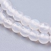 Natural Agate Round Beads Strand G-L084-4mm-14-3