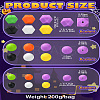 Halloween Theme 100Pcs 18 Styles Silicone Beads SIL-CJ0002-36-8