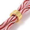 Nylon Cord Silder Bracelets MAK-C003-03G-02-2