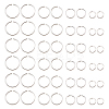 DICOSMETIC 80Pcs 4 Size 925 Sterling Silver Open Jump Rings STER-DC0001-02-1
