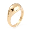 Ion Plating(IP) Unisex 304 Stainless Steel Finger Rings RJEW-K233-11B-G-3