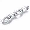 Opaque Spray Painted Acrylic Linking Rings OACR-S021-21A-B02-3