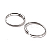 Non-Tarnish 304 Stainless Steel Hoop Earrings STAS-Z037-02P-3