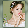 174Pcs 13 Styles Artificial Flower Head AJEW-SP0002-83-5