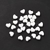 Heart Spray Painted Alloy Beads FIND-G053-01O-1