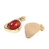 Natural Carnelian(Dyed & Heated) Pendants KK-U043-52G-02-2