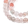 Dyed Natural White Jade Beads Strands G-T140-4mm-A04-4