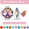 120Pcs 10 Colors Electroplate Glass Links Connectors EGLA-SP0001-33-2