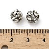 7mm Brass Crystal Rhinestone Beads KK-S519-01B-P-3