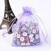 Organza Gift Bags with Drawstring X1-OP-R016-9x12cm-06-1