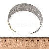 Two Tone 304 Stainless Steel Cuff Bangles SA-CBA90C5-02A-PG-5
