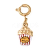 304 Stainless Steel Enamel Pendant Decorations STAS-D205-02B-G-1
