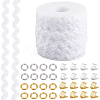 1Pc Wave Bending Fringe Trim OCOR-GF0004-09A-1
