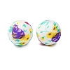 Food Grade Eco-Friendly Printed Silicone Beads SIL-A013-01A-26-1
