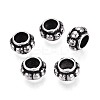 304 Stainless Steel European Style Large Hole Beads STAS-T072-95AS-1