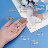 12Pcs 2 Colors 201 Stainless Steel Pendants STAS-PH0007-23-3