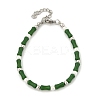 304 Stainless Steel Beaded Bracelets for Women BJEW-M056-08P-04-2