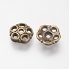 Tibetan Style Alloy Bead Caps X-MLF9832Y-NF-2