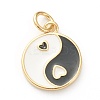 Brass Enamel Pendants KK-P200-11-2