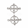Tarnish Resistant 201 Stainless Steel Connector Charms STAS-K251-087P-1