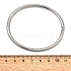 304 Stainless Steel Hinged Cuff Bangles SA-CBAC920-13P-5