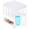 Clear Glass Screw Top Bead Storage Tubes AJEW-WH0880-47A-1