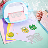 Saint Patrick's Day Carbon Steel Cutting Dies Stencils DIY-WH0309-1520-7