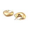 304 Stainless Steel Hoop Earrings for Women EJEW-G358-07G-2