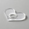 Transparent Acrylic Thumb Bookmark OFST-WH0002-14C-2