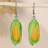 Cute Veggie Themed Dangle Earrings Food Shaped Plastic/Acrylic Jewelry for Women FS-WGF0750-06-1